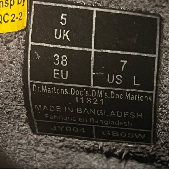 Dr. Martens 1460 Eight-Eye 8 Hole Patent Leather Boots Martens - Picture 5 of 11